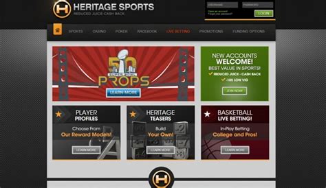 heritage sportsbook us players|Heritage Sports .